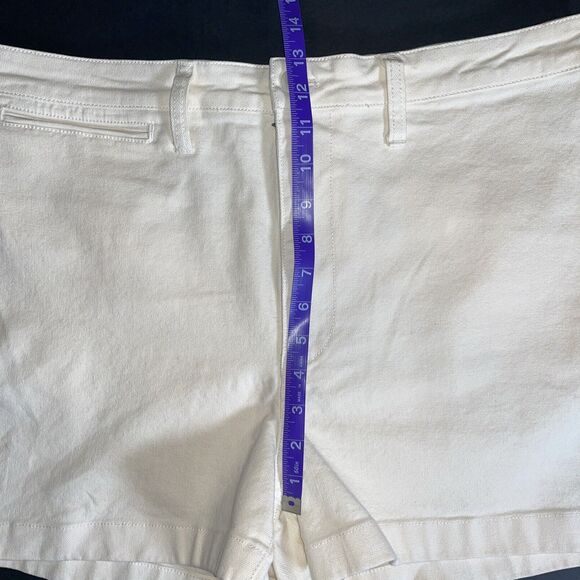 Madewell Women's Emmett High Rise Shorts Ivory Denim NWT Off-white 32 NEW - Picture 8 of 15